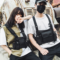 2021women purse survival fashion college girl black rucksack