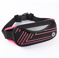 2018 New natural outdoor running belt with key pocket custom