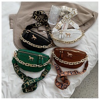 2021 New Design luxury designer leather waist bags cross bod